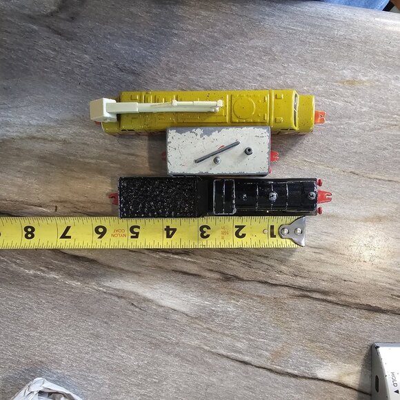 VTG 90s Thomas & Friends ERTL Pull‎ Along Trains Diesel 10 Donald Toby Diecast - Picture 7 of 11